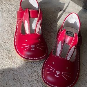 Livie and luca red bunny shoes  brand new